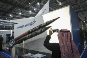 Saudia Arabia, Riyadh, 2024-02-04. The world defense show brings together 770 exhibitors, including manufacturers and ar