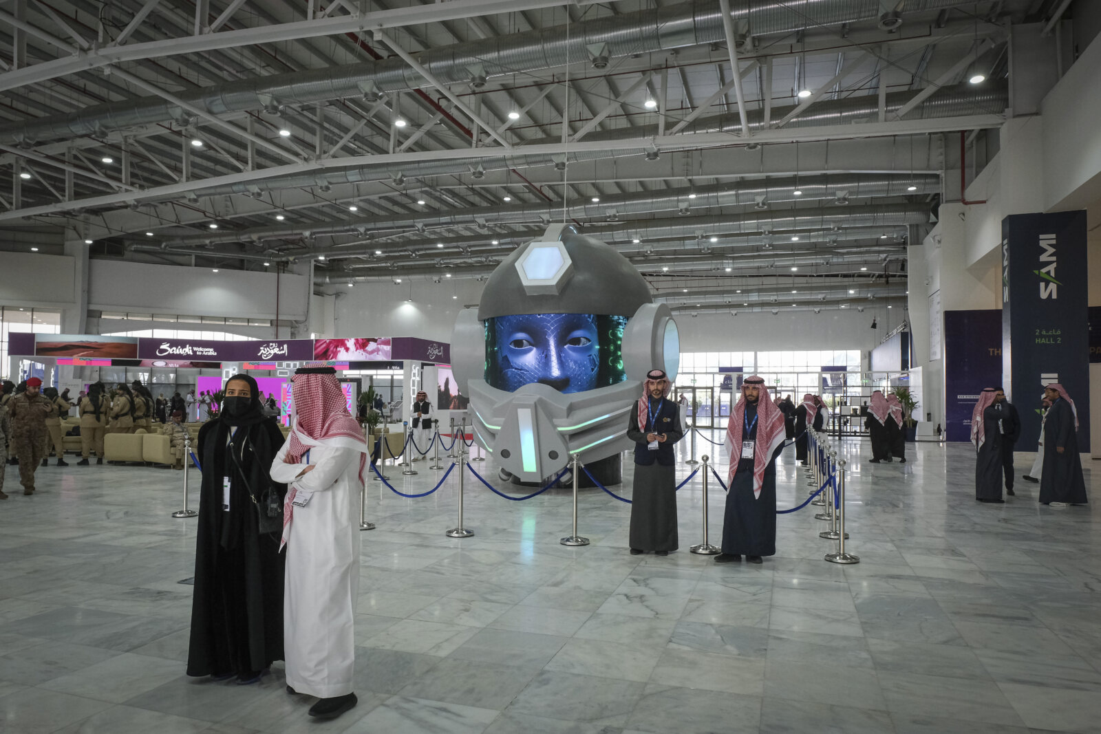 Saudia Arabia, Riyadh, 2024-02-04. The world defense show brings together 770 exhibitors, including manufacturers and ar
