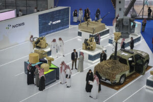 Saudia Arabia, Riyadh, 2024-02-04. The world defense show brings together 770 exhibitors, including manufacturers and ar