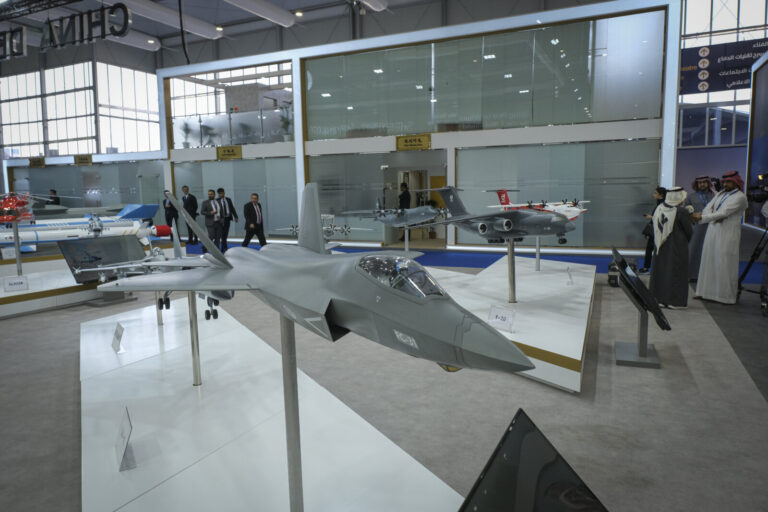 Saudia Arabia, Riyadh, 2024-02-04. The world defense show brings together 770 exhibitors, including manufacturers and ar