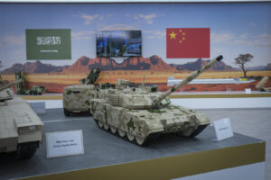 Saudia Arabia, Riyadh, 2024-02-04. The world defense show brings together 770 exhibitors, including manufacturers and ar