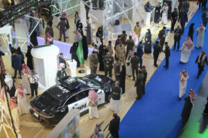 Saudia Arabia, Riyadh, 2024-02-04. The world defense show brings together 770 exhibitors, including manufacturers and ar