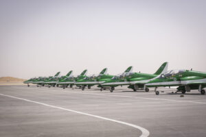 Saudia Arabia, Riyadh, 2024-02-04. The world defense show brings together 770 exhibitors, including manufacturers and ar