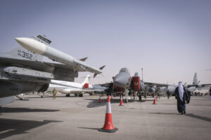 Saudia Arabia, Riyadh, 2024-02-04. The world defense show brings together 770 exhibitors, including manufacturers and ar