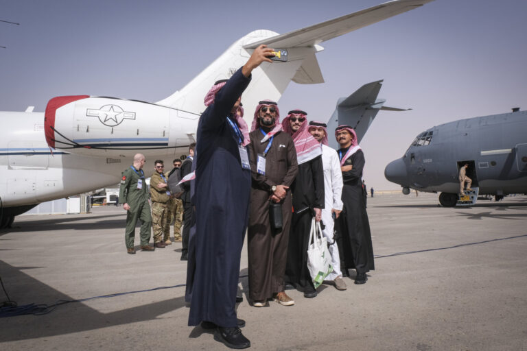 Saudia Arabia, Riyadh, 2024-02-04. The world defense show brings together 770 exhibitors, including manufacturers and ar
