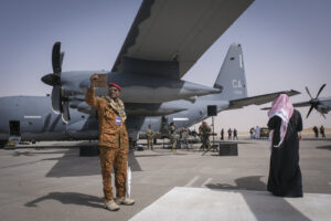 Saudia Arabia, Riyadh, 2024-02-04. The world defense show brings together 770 exhibitors, including manufacturers and ar