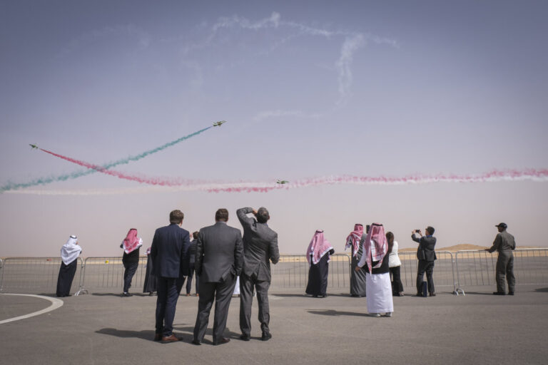 Saudia Arabia, Riyadh, 2024-02-04. The world defense show brings together 770 exhibitors, including manufacturers and ar