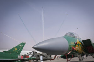 Saudia Arabia, Riyadh, 2024-02-04. The world defense show brings together 770 exhibitors, including manufacturers and ar