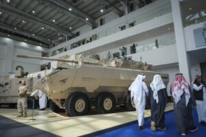 Saudia Arabia, Riyadh, 2024-02-04. The world defense show brings together 770 exhibitors, including manufacturers and ar