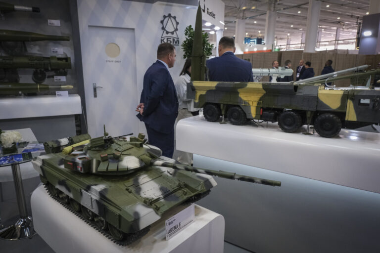 Saudia Arabia, Riyadh, 2024-02-04. The world defense show brings together 770 exhibitors, including manufacturers and ar