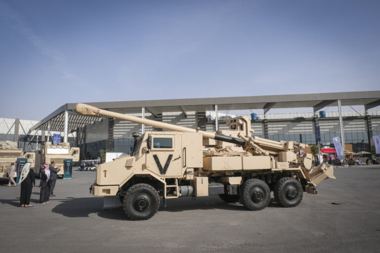 Saudia Arabia, Riyadh, 2024-02-04. The world defense show brings together 770 exhibitors, including manufacturers and ar