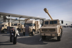 Saudia Arabia, Riyadh, 2024-02-04. The world defense show brings together 770 exhibitors, including manufacturers and ar