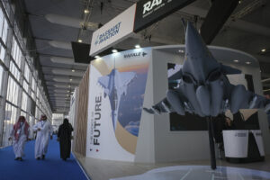 Saudia Arabia, Riyadh, 2024-02-04. The world defense show brings together 770 exhibitors, including manufacturers and ar