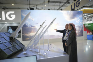 Saudia Arabia, Riyadh, 2024-02-04. The world defense show brings together 770 exhibitors, including manufacturers and ar