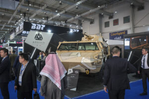 Saudia Arabia, Riyadh, 2024-02-04. The world defense show brings together 770 exhibitors, including manufacturers and ar