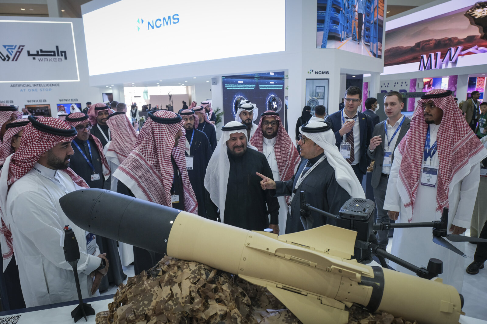 Saudia Arabia, Riyadh, 2024-02-04. The world defense show brings together 770 exhibitors, including manufacturers and ar
