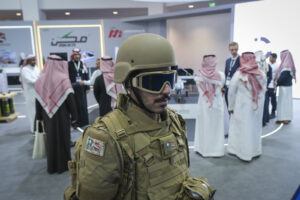 Saudia Arabia, Riyadh, 2024-02-04. The world defense show brings together 770 exhibitors, including manufacturers and ar