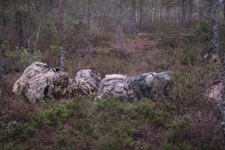 Estonia, Tapa, 2025-12-03. On mission Lynx, French soldiers of the NATO enhanced Forward Presence battlegroup train in t