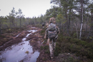 Estonia, Tapa, 2025-12-03. On mission Lynx, French soldiers of the NATO enhanced Forward Presence battlegroup train in t