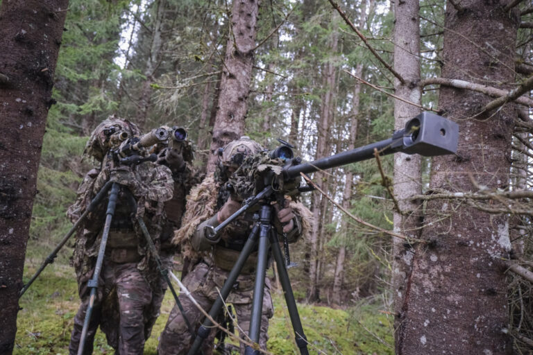 Estonia, Tapa, 2025-12-03. On mission Lynx, French soldiers of the NATO enhanced Forward Presence battlegroup train in t