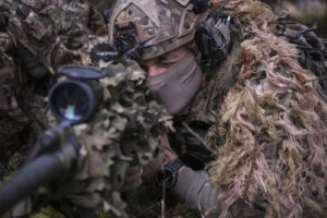 Estonia, Tapa, 2025-12-03. On mission Lynx, French soldiers of the NATO enhanced Forward Presence battlegroup train in t