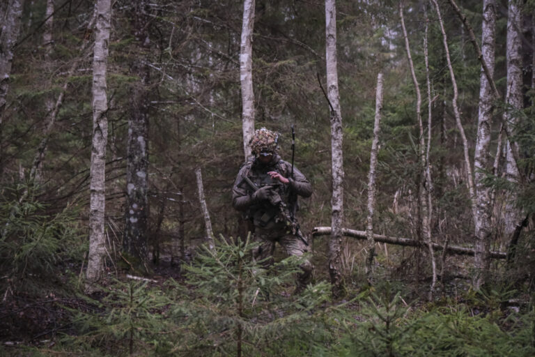Estonia, Tapa, 2025-12-03. On mission Lynx, French soldiers of the NATO enhanced Forward Presence battlegroup train in t