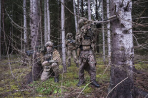 Estonia, Tapa, 2025-12-03. On mission Lynx, French soldiers of the NATO enhanced Forward Presence battlegroup train in t