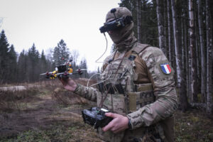 Estonia, Tapa, 2025-12-03. On mission Lynx, French soldiers of the NATO enhanced Forward Presence battlegroup train in t