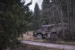 Estonia, Tapa, 2025-12-03. On mission Lynx, French soldiers of the NATO enhanced Forward Presence battlegroup train in t