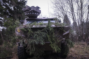 Estonia, Tapa, 2025-12-03. On mission Lynx, French soldiers of the NATO enhanced Forward Presence battlegroup train in t