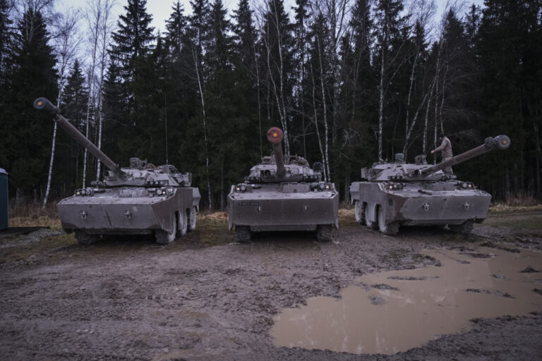 Estonia, Tapa, 2025-12-03. On mission Lynx, French soldiers of the NATO enhanced Forward Presence battlegroup train in t