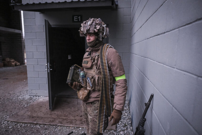 Estonia, Tapa, 2025-12-04. On mission Lynx, French soldiers of the NATO enhanced Forward Presence battlegroup train in t