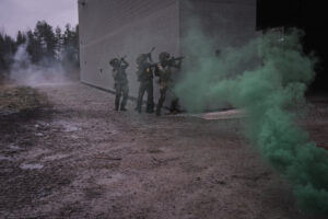 Estonia, Tapa, 2025-12-04. On mission Lynx, French soldiers of the NATO enhanced Forward Presence battlegroup train in t