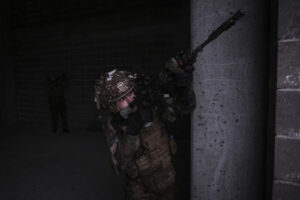 Estonia, Tapa, 2025-12-04. On mission Lynx, French soldiers of the NATO enhanced Forward Presence battlegroup train in t