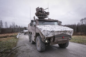 Estonia, Tapa, 2025-12-04. On mission Lynx, French soldiers of the NATO enhanced Forward Presence battlegroup train in t