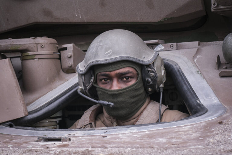 Estonia, Tapa, 2025-12-04. On mission Lynx, French soldiers of the NATO enhanced Forward Presence battlegroup train in t
