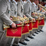 France, Castres, 2019-07-18. Change of command ceremonies at the 8th marine infantry parachute regiment in Castres, wher