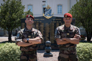 France, Castres, 2021-07-20. Change of command ceremonies at the 8th marine infantry parachute regiment in Castres, wher
