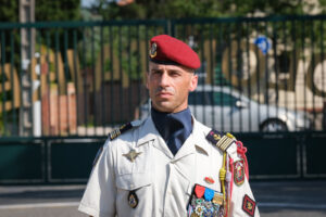 France, Castres, 2021-07-22. Change of command ceremonies at the 8th marine infantry parachute regiment in Castres, wher