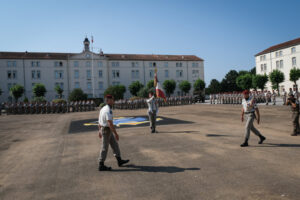 France, Castres, 2021-07-22. Change of command ceremonies at the 8th marine infantry parachute regiment in Castres, wher