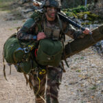 France, Caylus, 2018-11-14. Exercise Falcon Amarante 2018 brings French, British and American paratroopers together at t