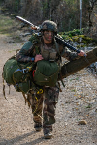 France, Caylus, 2018-11-14. Exercise Falcon Amarante 2018 brings French, British and American paratroopers together at t