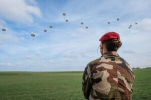 France, Caylus, 2018-11-14. Exercise Falcon Amarante 2018 brings French, British and American paratroopers together at t