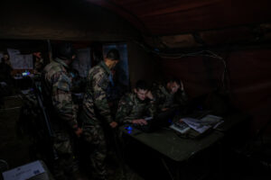 France, Caylus, 2018-11-16. Exercise Falcon Amarante 2018 brings French, British and American paratroopers together at t