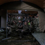 France, Caylus, 2018-11-16. Exercise Falcon Amarante 2018 brings French, British and American paratroopers together at t