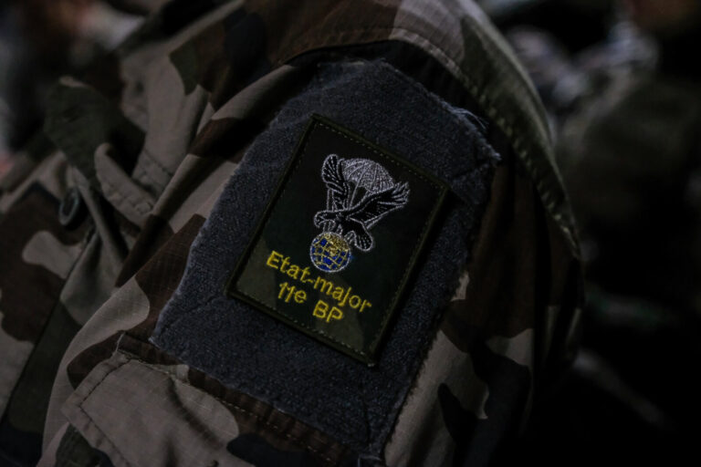France, Caylus, 2018-11-16. Exercise Falcon Amarante 2018 brings French, British and American paratroopers together at t