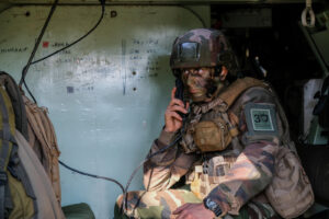 France, Caylus, 2018-11-16. Exercise Falcon Amarante 2018 brings French, British and American paratroopers together at t