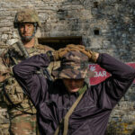 France, Caylus, 2018-11-16. Exercise Falcon Amarante 2018 brings French, British and American paratroopers together at t