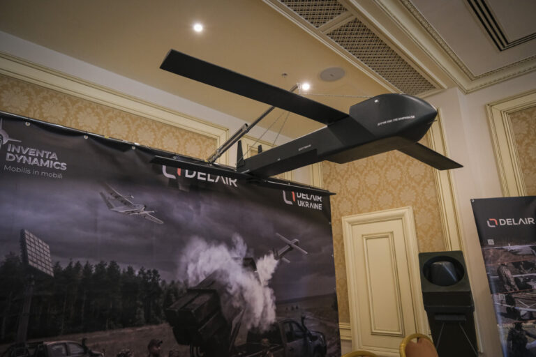Ukraine, Kyiv, 2026-04-20. At Toulouse, the French company Delair designs and assembles the drones that the war in Ukrai