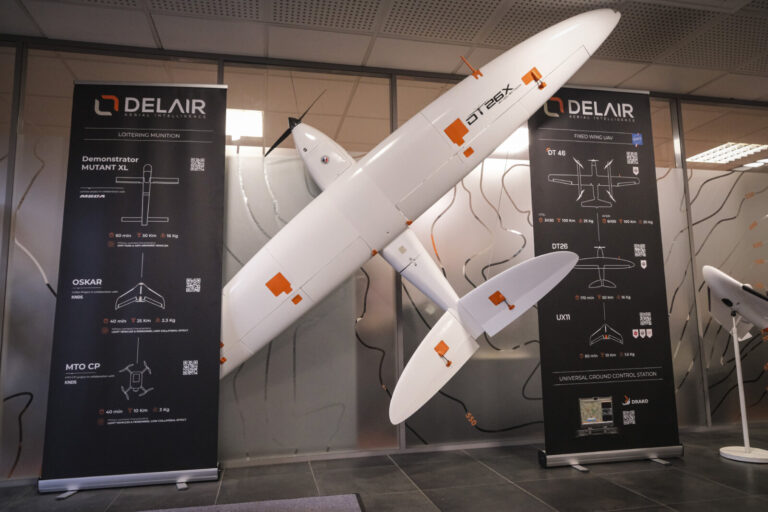 France, Toulouse, 2026-02-12. At Toulouse, the French company Delair designs and assembles the drones that the war in Uk